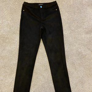 NEW - Tribal Black Faux-Suede Jeans - Size 4